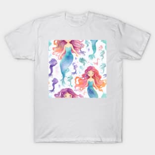 Mermaids Pattern 7 T-Shirt